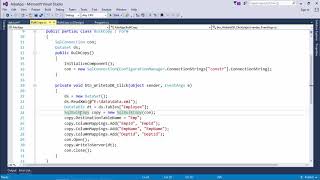 ADO.NET - SQL Bulk Copy