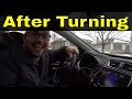 Moving To The Right Lane After Turning Left-Driving Lesson