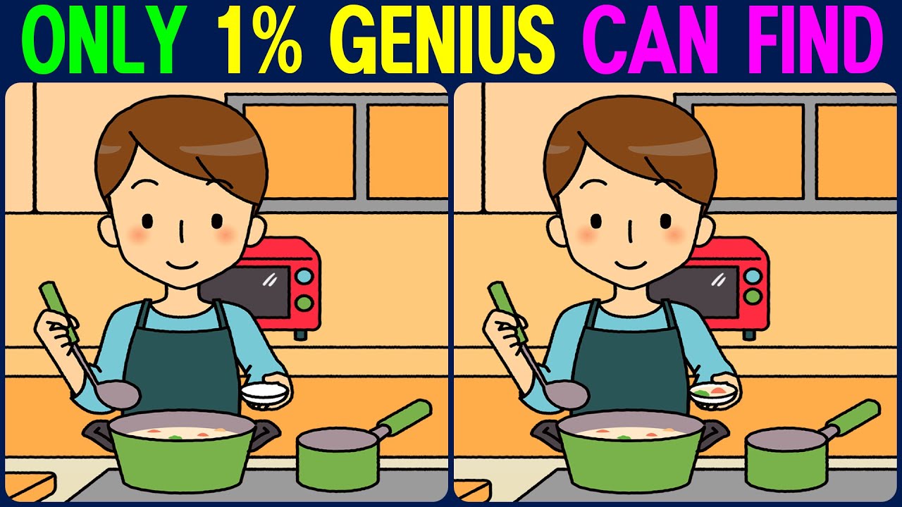 Find The Difference Only 1 Genius Can Find Youtube