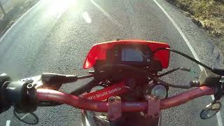 Aprilia sx 125 (140cc italkit) 0-100kmh acceleration