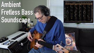 Ambient Fretless Bass Soundscapes - Rob Allen Deep 4 Fretless Bass, SpaceFields, Gauss Looper