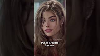 Denise Richards 90s look #deniserichards #90s #look #trending #celebrity #fashion #beauty #shorts