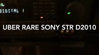 Uber Rare Vintage Audio - Sony STR--D2010 Reciever