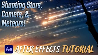 Exploding SpaceX Rocket! 🚀 After Effects Tutorial for Meteor Shower, Rocket Debris, Shooting Stars