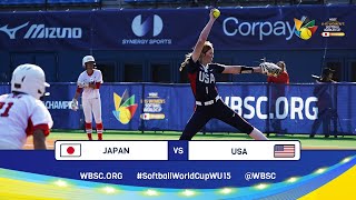 Highlights - Game 40 - Japan vs USA - 2023 U-15 Women's Softball World Cup