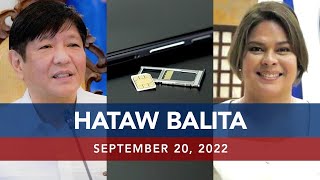 UNTV: Hataw Balita Pilipinas | September 20, 2022