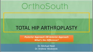 Total Hip Arthroplasty: Anterior or Posterior Approach -  What's the Difference?