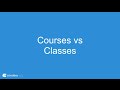 Courses vs Class Pages - LMS Tools