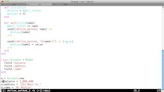 Ruby Metaprogramming Tutorial - Part 3 - ORM example