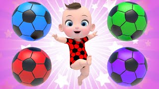 Tada~ Soccer Ball Change Show | Nursery Rhymes Playground Color Song | Baby & Kids Songs