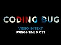 How To Add Video In Text Background Using HTML and CSS