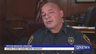 CCPD chief gives update on officer-involved shooting that injured three officers