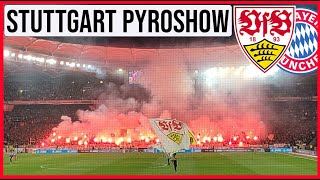 🔥 PYROSHOW 🔥 Stuttgart Ultras // VfB Stuttgart 1:2 FC Bayern München