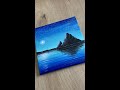 Mountain Landscape Acrylic Painting For Beginners | Simple Acrylic Painting #shorts version