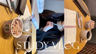 study vlog |スタバはしごして勉強した1日☕️| 英検一級📑| 大学生3年生👩‍🎓🤍| 春休み🌸