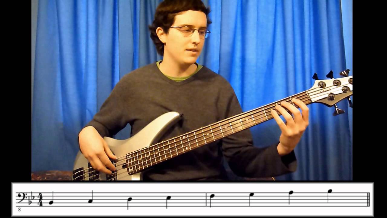 Introduction To Improvisation: The Bb Major Scale - Bass Guitar Lesson ...