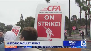 CSU faculty kicks off weeklong, systemwide strike