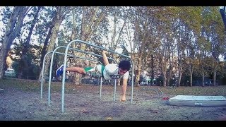 Streetworkout - Full One Arm Back Lever Routine / LSW