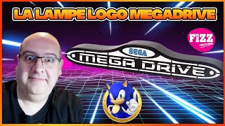 La lampe geek logo Sega megadrive de Fizz