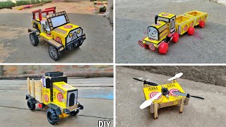 4 Awesome DIY TOYs | RC Matchbox Diy Toys | Amazing Toy Diy Ideas From Matchbox | Homemade Invention
