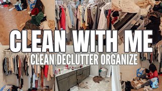 GETTING MY HOME TOGETHER | MASSIVE CLEAN DECLUTTER ORGANIZE WITH ME | EXTREME CLEANING MOTIVATION