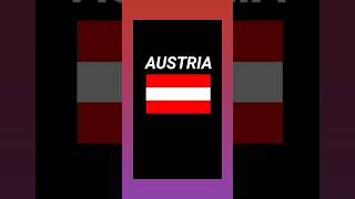 AUSTRIA Flag | Python Turtle Graphics #shorts #coding #python #turtle #graphics #flag #austria