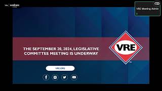 VRE Operations Board Meeting for September 2024