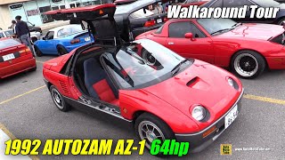 1992 Autozam AZ-1 64hp Sports Car Walkaround - Exterior Interior Tour