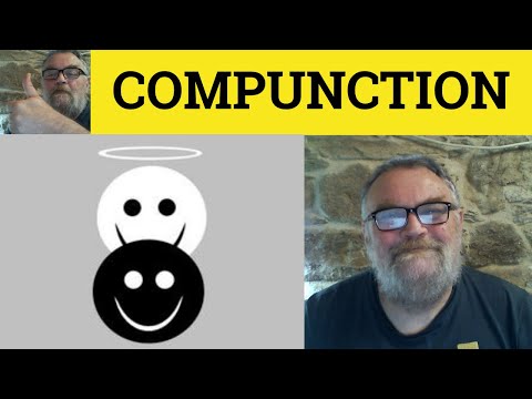 What does no compunction mean?