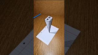 This 3D Illusion Letter (B) Looks TOO Real! 😲✍️ #shorts #howto #3ddrawing #opticalillusion #art