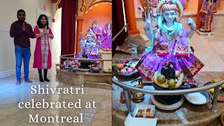 প্রবাসে শিবরাত্রি উৎসব // Shiv Puja at Bangadeshi Hindu Temple in Montreal