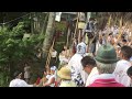 恩智神社夏祭り　ふとん太鼓宮出 平成28年8月1日onji shrine summer festival august 1st 2016 in yao city of osaka japan