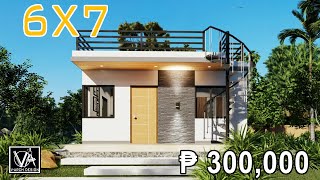 SMALL HOUSE DESIGN 300K BUDGET  WITH FLOORPLAN