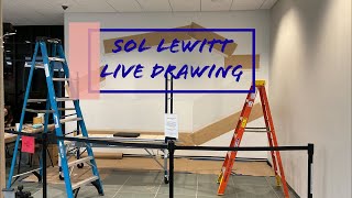 Sol LeWitt LIVE Drawing installation at MAG day 9 11/28/22