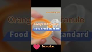 【TPE material】Orange TPE granule food grade standard