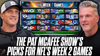The Pat McAfee Show Picks & Predicts Every Game For NFL's 2025 Week 2 Weekend
