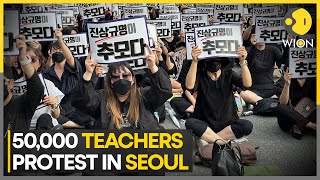 South Korea | Seoul: 50,000 teachers gather in protest demanding protection of teachers' rights