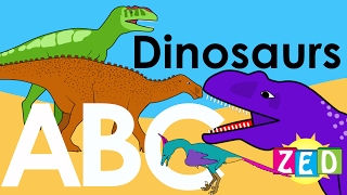 Dinosaur Alphabet  Zed | ABC of Dinosaurs | Learn about dinosaurs | NurseryTracks