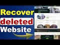 How to recover deleted website from zipwp (step by step)