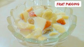 Fruit pudding simple tawkin👍🏼