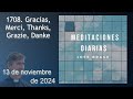 MEDITACIÓN de HOY MIÉRCOLES 13 NOVIEMBRE 2024 |EVANGELIO DE HOY |DON JOSÉ BRAGE|MEDITACIONES DIARIAS