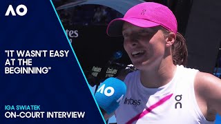 Iga Swiatek On-Court Interview | Australian Open 2024 First Round