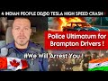 Canada High Speed Tesla Crash | Police 