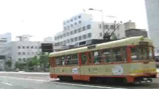 【路面電車動画】伊予鉄道０１　つりかけの音　２０００形