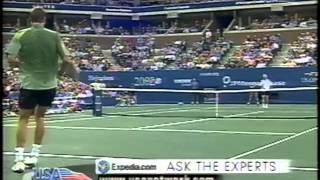 Mirnyi vs Agassi US Open 2002