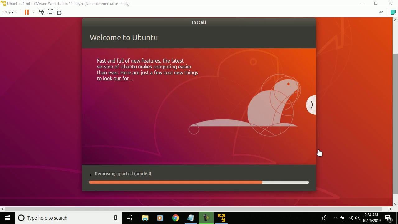 Vmware player ubuntu