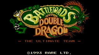 Battletoads and Double Dragon (Tradewest, 1993) - NES Gameplay