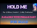 HOLD ME (Karaoke with female part) By: Whitney Houston & Teddy Pendergrass