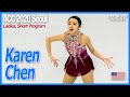 Karen Chen (United States) SP, 4CC 2020 Seoul