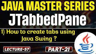 #57 JTabbedPane in Java | How to create Tabs using Java Swing? | Tpoint Tech #java #tpointtech